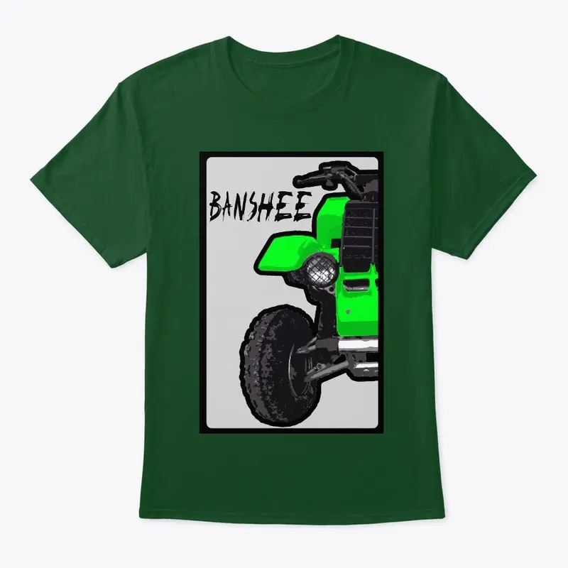 GREEN BANSHEE ATV QUAD FOUR WHEELER