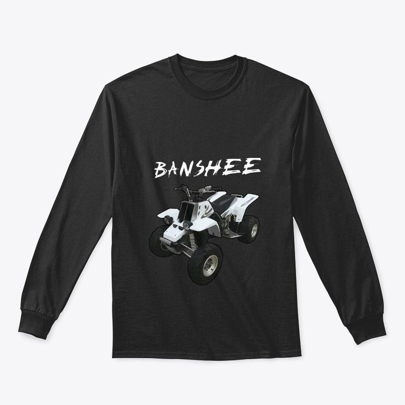 WHITE BANSHEE HOODIES, SHIRTS, LONG SLVS